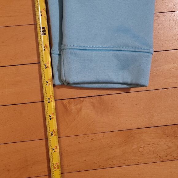 Kids Spyder Blue Sweatpants Size Large 14-16 Logo Graphic Ankle Cuff Athletic - Picture 6 of 9